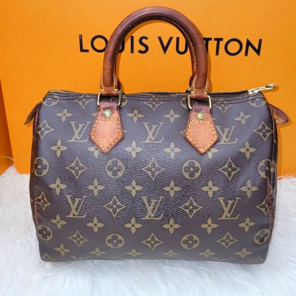 Authentic Louis Vuitton Speedy 25 Handbag